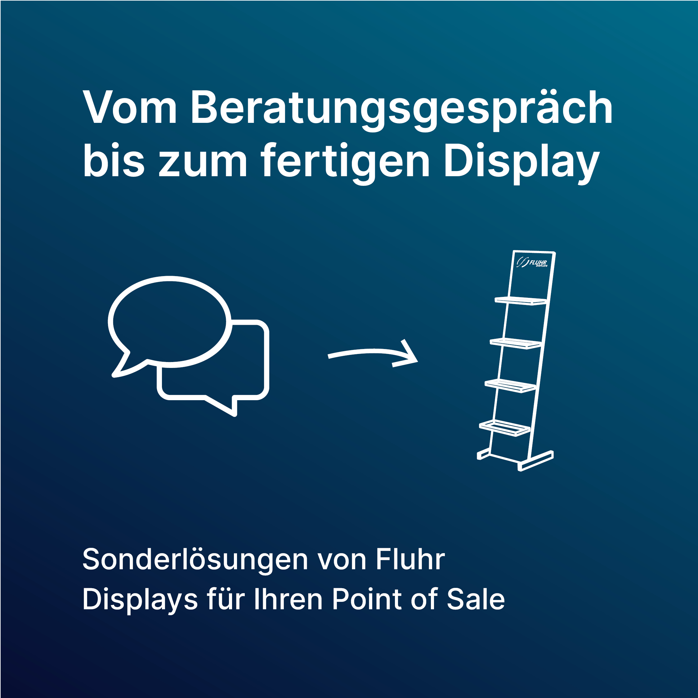 Vom Beratungsgespräch bis zum fertigen Display - Sonderlösungen von Fluhr Displays für Ihren Point of Sale
